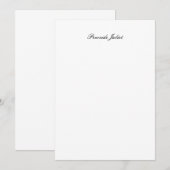 フルネーム・スクリプト サンキューカード (正面/裏面)