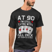 フルハウスカードハンド90th 90カード tシャツ (正面)