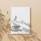フルハムコテージホワイト – 全幅 ポスター