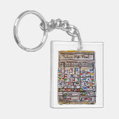 フルハムハイ通り書店 キーホルダー (正面左)