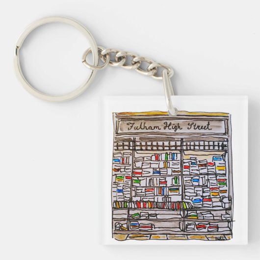 フルハムハイ通り書店 キーホルダー (正面)