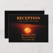 フルハーベストムーンウェディングレセプション 招待状 (正面/裏面)