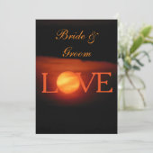 フルハーベストムーン結婚式招待状 招待状 (スタンド正面)