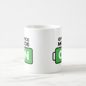 フルバッテリでのOfficeモードデザインコーヒー愛好家 コーヒーマグカップ (中央)