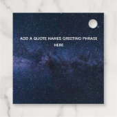 フルパーソナライズされたズ フェイバータグ (裏面)