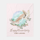 フルパーソナライズされたズ フリースブランケット (正面)