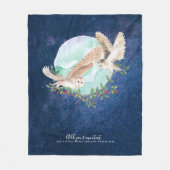 フルパーソナライズされたズ フリースブランケット (正面)