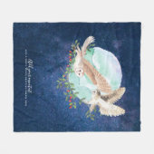 フルパーソナライズされたズ フリースブランケット (正面(横))