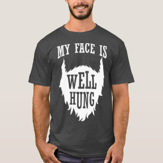 フルヒゲ私の顔は良つるい Tシャツ