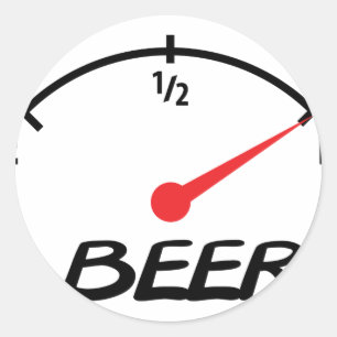フルビールレベルアイコン ラウンドシール
