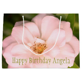 フルピンクローズ開花 ラージペーパーバッグ