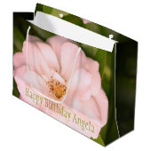 フルピンクローズ開花 ラージペーパーバッグ (正面アングル)