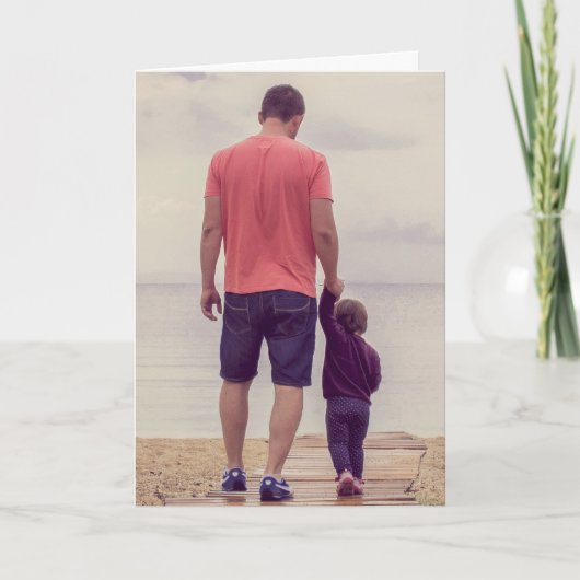 フルファミリーフォトファーザーパパ カード (正面)