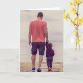 フルファミリーフォトファーザーパパ カード (黄色い花)