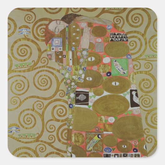 フルフィルメントの勉強, c.1905-09 (papのcおよび金ゴールド) スクエアシール (正面)