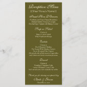 フルフィルメントアカザエンスバイグスタフクリムト メニュー (裏面)