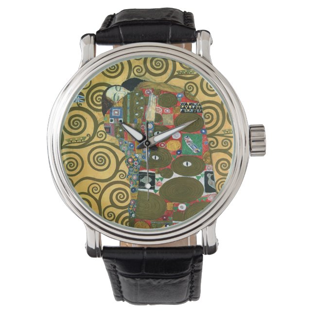 フルフィルメントアカザエンスバイグスタフクリムト 腕時計 (正面)