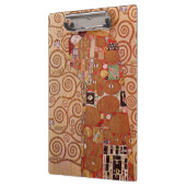 フルフィルメントby Gustavクリムト,ヴィンテージアールヌーボー クリップボード (左)