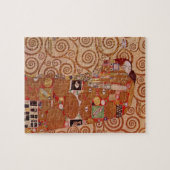 フルフィルメントby Gustavクリムト,ヴィンテージアールヌーボー ジグソーパズル (横)