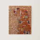 フルフィルメントby Gustavクリムト,ヴィンテージアールヌーボー ジグソーパズル (縦)