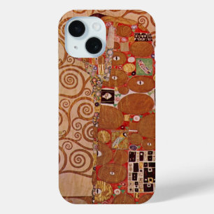 フルフィルメントby Gustavクリムト,ヴィンテージアールヌーボー iPhone 15ケース