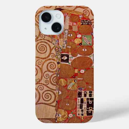 フルフィルメントby Gustavクリムト,ヴィンテージアールヌーボー Case-Mate iPhoneケース (裏面)