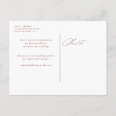 フルフォトの延期日結婚を変更 案内ポストカード (裏面)