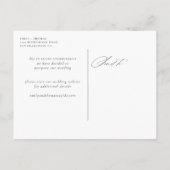 フルフォトの延期日結婚を変更 案内ポストカード (裏面)