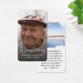 フルフォトウィンターレイク祈りの言葉カード (デスク)