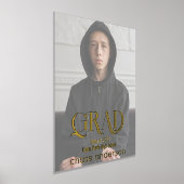 フルフォトオーバーレイグラードタイポグラフィ 箔ポスター (レイダウン)