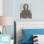 フルフォトオーバーレイグラードタイポグラフィ 箔ポスター (インサイチュ (寝室))