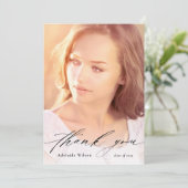 フルフォトカスタムで卒業ありがとう サンキューカード (スタンド正面)