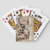 フルフォトカスタムー最高のファミリアエバーコラージュ文字 トランプ (裏面)