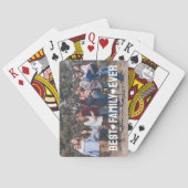 フルフォトカスタムー最高のファミリアエバー文字 トランプ (裏面)