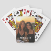 フルフォトカスタム文字周年記念バレンタインギフト トランプ (裏面)