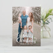 フルフォトクリスマスカードのスクリプト シーズンカード (スタンド正面)