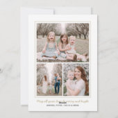 フルフォトクリスマスカードのスクリプト シーズンカード (裏面)