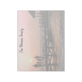 フルフォトグレーパーソナライズされたドファミリのメモ帳 ノートパッド (回転)