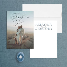 フルフォトサンキューカードのスクリプトを作成エレガントする サンキューカード