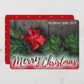 フルフォトス独身のクリスマスホリデーのご挨拶 (正面/裏面)