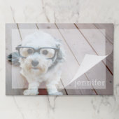 フルフォトデザインと名前をカスタムする ペーパーパッド (折り畳み)