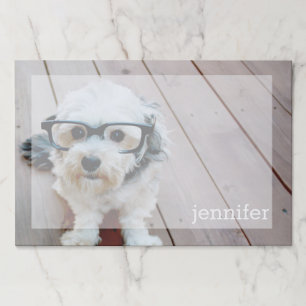 フルフォトデザインと名前をカスタムする ペーパーパッド