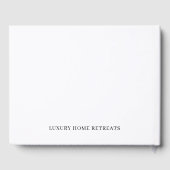 フルフォトバケーションレンタルゲストハウス ゲストブック (裏面)