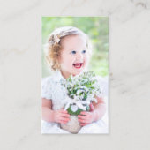 フルフォトバプテスマ祈りの言葉カード コーリングカード (正面)