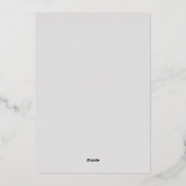 フルフォトパーソナライズドクリスマスシルバー 箔シーズンカード (裏面)