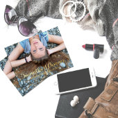 フルフォトフォイル卒業発表はがき 箔招待状ポストカード