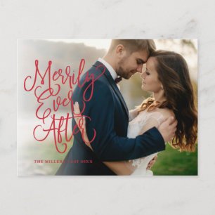 フルフォトホリデーの後、楽しく続く ありがとう シーズンポストカード