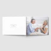 フルフォトホワイトフェード銘板の記念日 ゲストブック (全面)