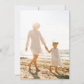 フルフォトホワイトレタリングオーバーレイメリークリスマス シーズンカード (裏面)