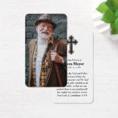 フルフォトメモリアル祈りの言葉カード (デスク)